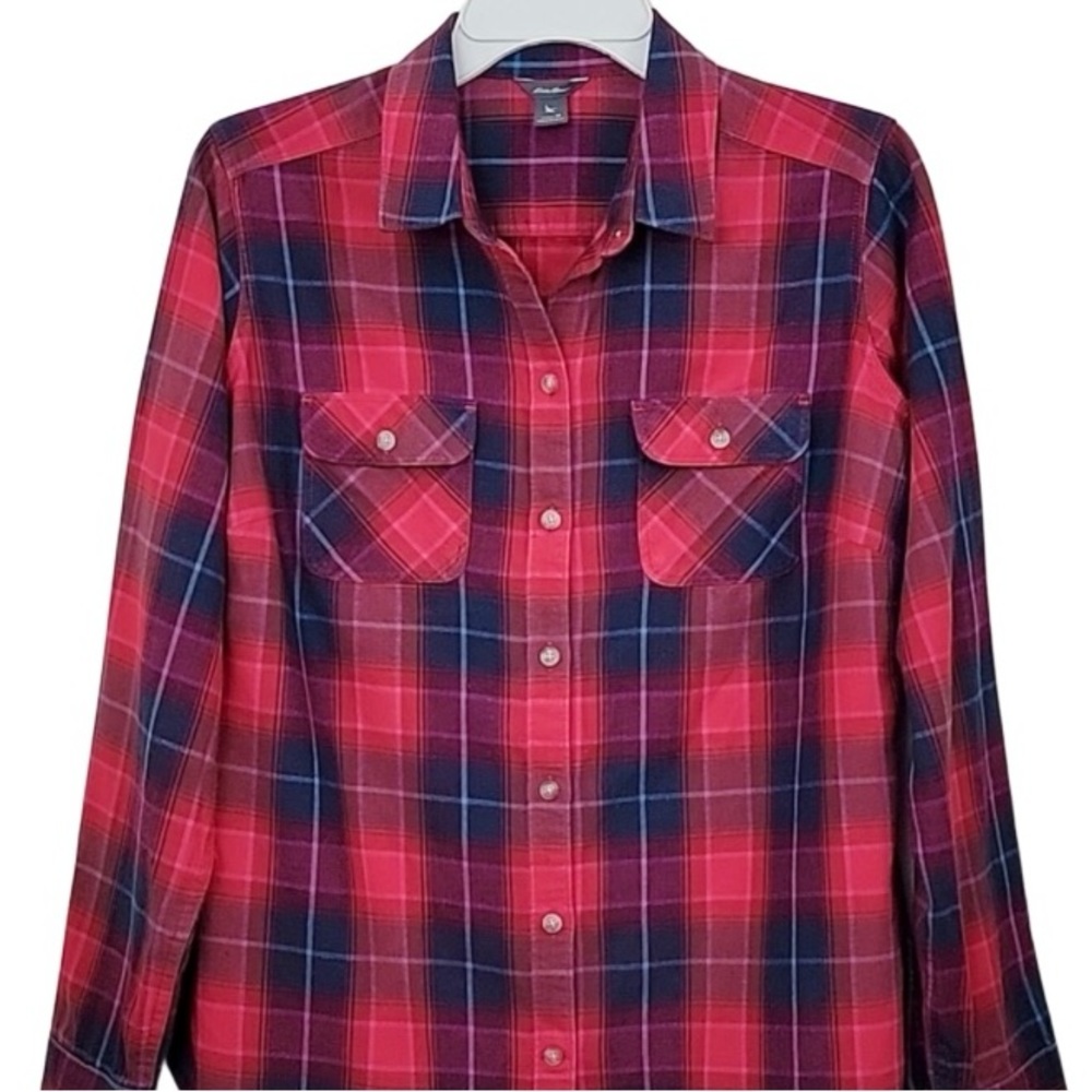 Eddie Bauer Flannel Plaid Shirt